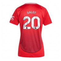 Manchester United Diogo Dalot #20 Fußballbekleidung Heimtrikot Damen 2024-25 Kurzarm